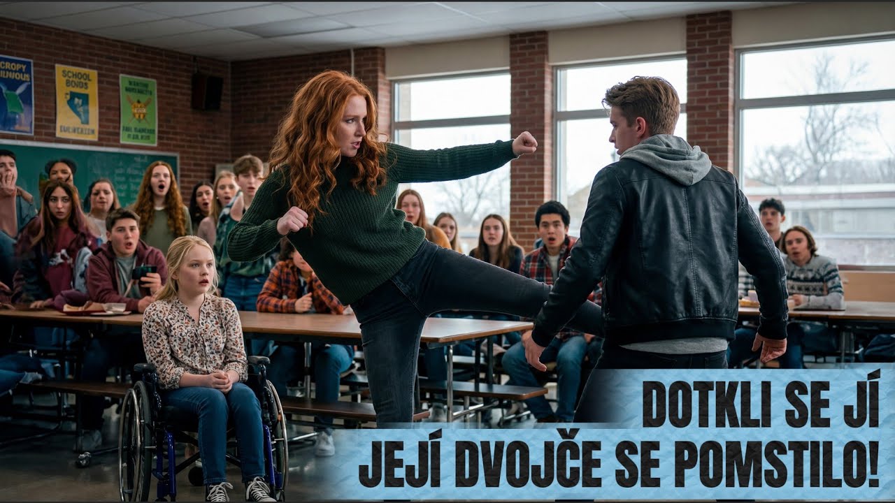 Školní tyrani odstrčili novou dívku na vozíku — o 30 minut později je její dvojče donutilo zaplatit