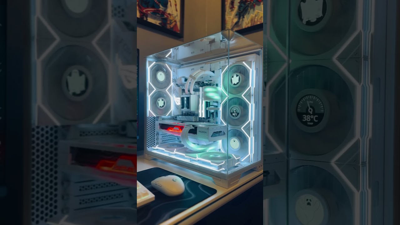 Lian Li O11 Vision Compact Build #lianli #pc #pcgaming #shortvideo #pcbuild