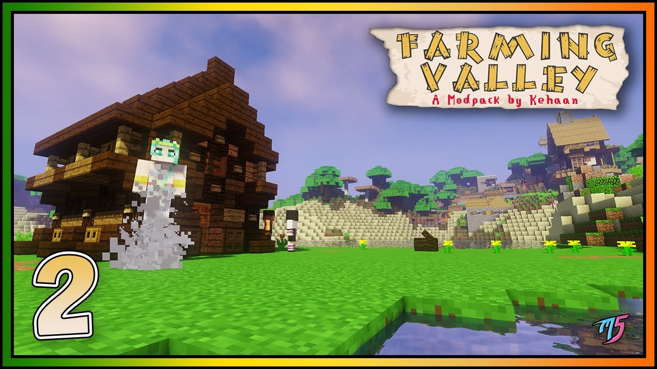 Minecraft ► Farming Valley ► OUR FIRST CROPS!!! ► EP.2 [ 1.10.2 Modded Minecraft]