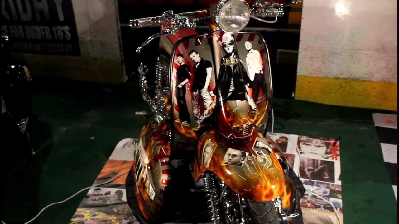 U2 LAMBRETTA AT I.O.W CUSTOM SHOW 2011