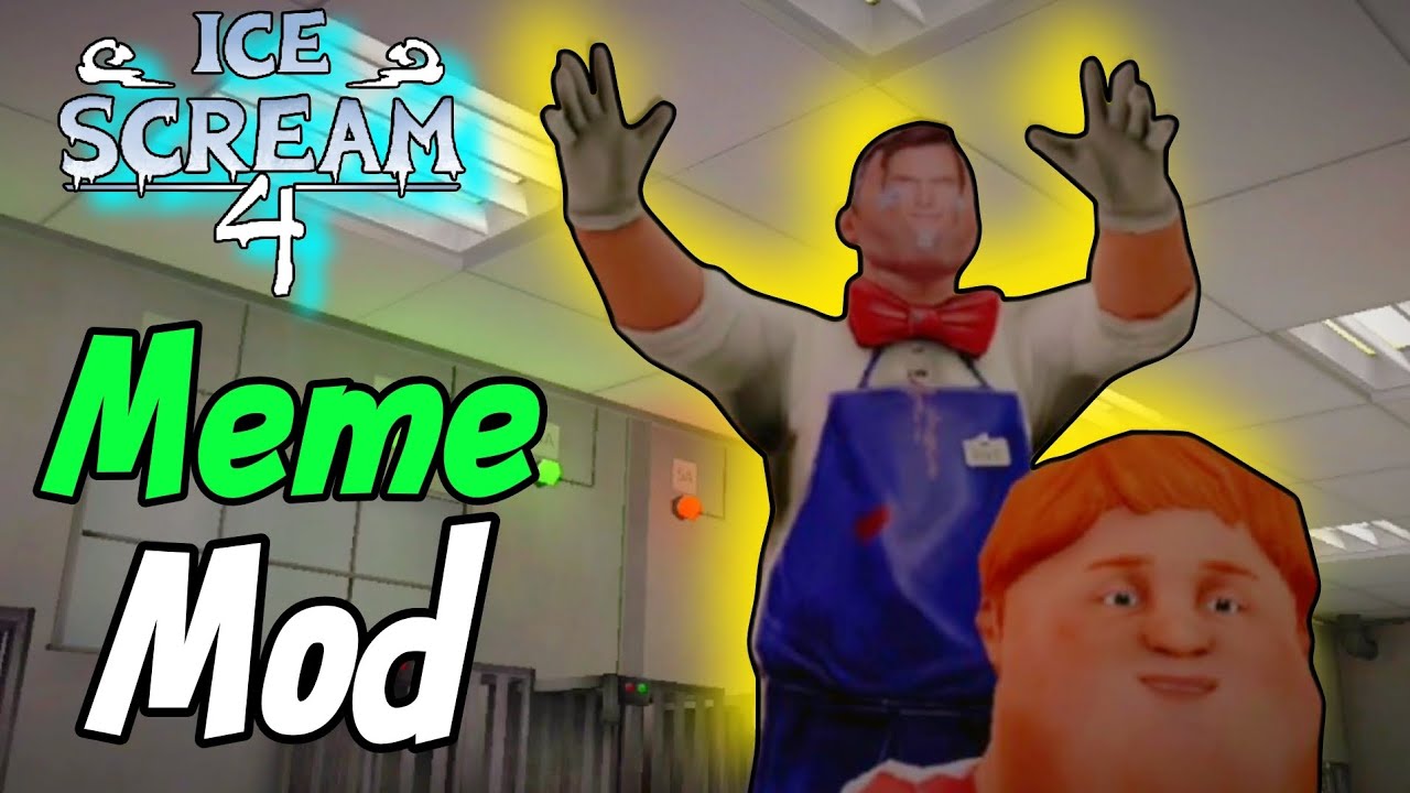 Rod Without Mask?!🎭❄️-Ice Scream 4-Meme Mod Gameplay 🧊