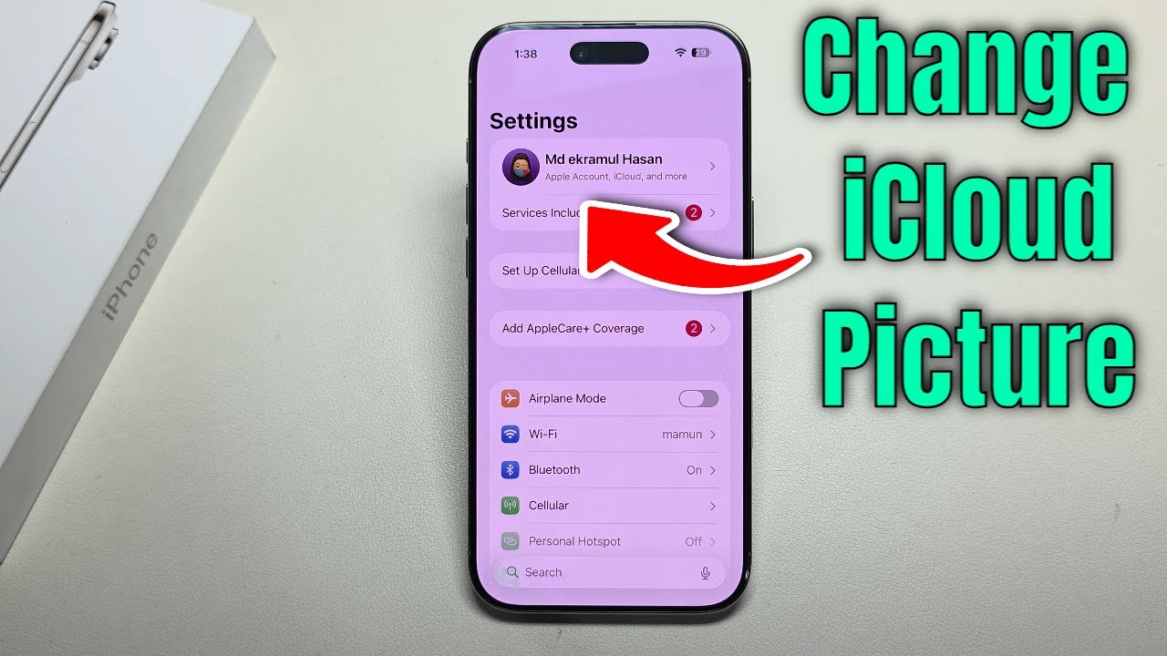 iPhone 17 Air: как изменить картинку iCloud?