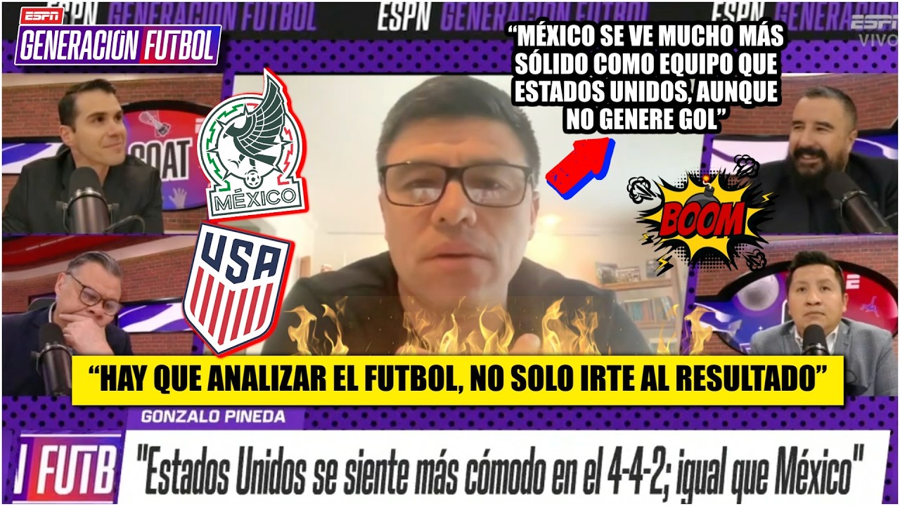 GONZALO PINEDA defiende SELECCI&Oacute;N USA, &Aacute;LVARO REPROCHA goles que recibi&oacute; en amistosos | Generaci&oacute;n F