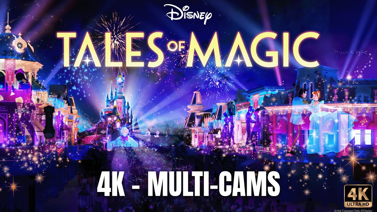 DISNEY TALES OF MAGIC comme vous ne l’avez JAMAIS VU en Multi-cam à Disneyland Paris✨