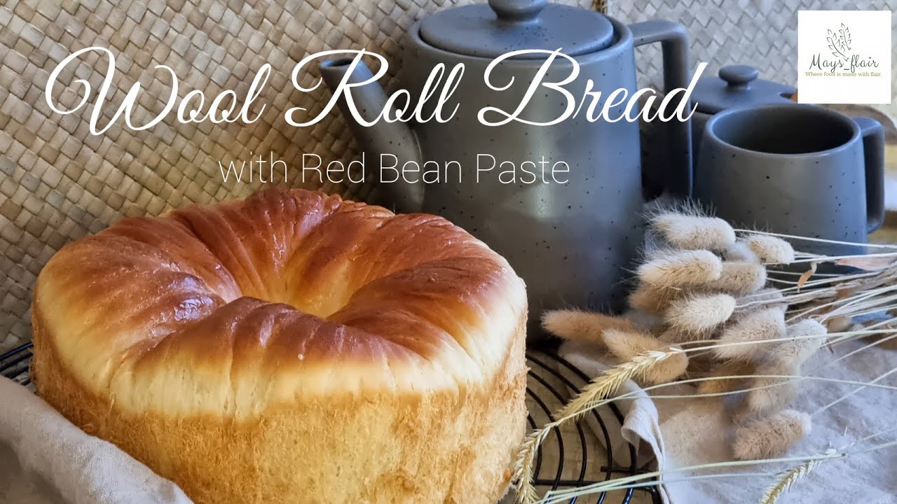 How to make Wool Roll Bread with Red Bean Paste