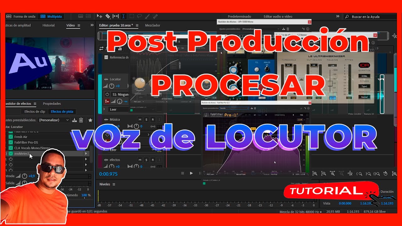 Como Procesar la Voz con Adobe Audition (Proyecto Profesional)