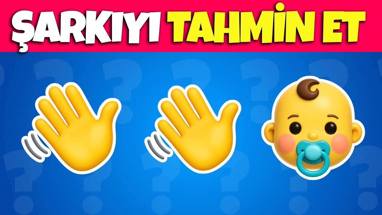 Emojilerle Şarkı Tahmin Etmece ✨🎵 2. Bölüm🎤Emoji Şarkı Bilmece🎈Manifest, Kefo, Poci Poci Senta