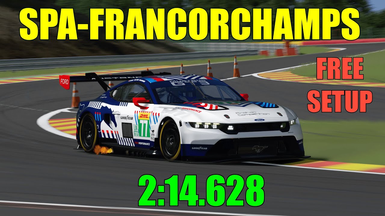HOTLAP: Spa-Francorchamps - Ford Mustang GT3 (Assetto Corsa LFM)