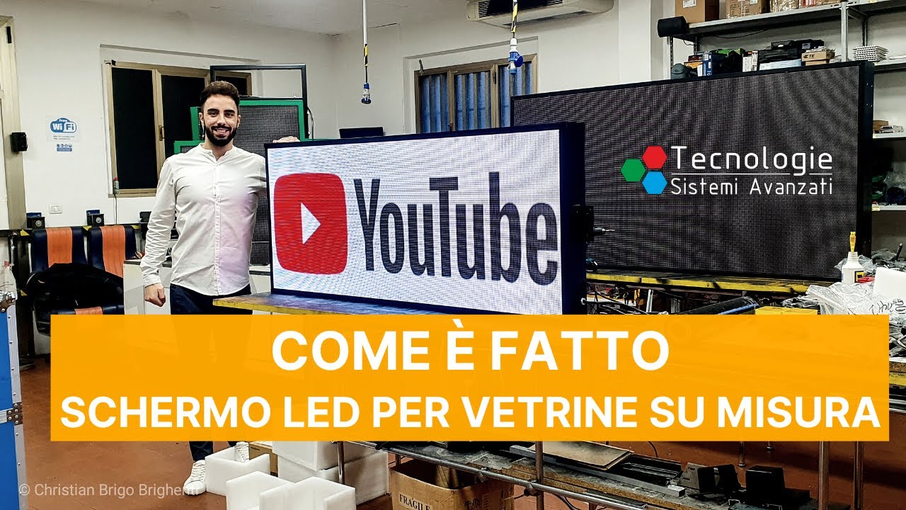 Come è fatto uno Schermo LED su misura alta luminosità per la vetrina di una farmacia