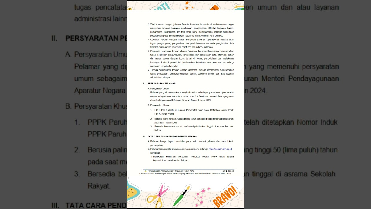 JANGAN SAMPAI KELEWATAN !!! PPPK TENDIK SEKOLAH RAKYAT KEMENSOS 2025: 3.003 FORMASI DIBUKA!