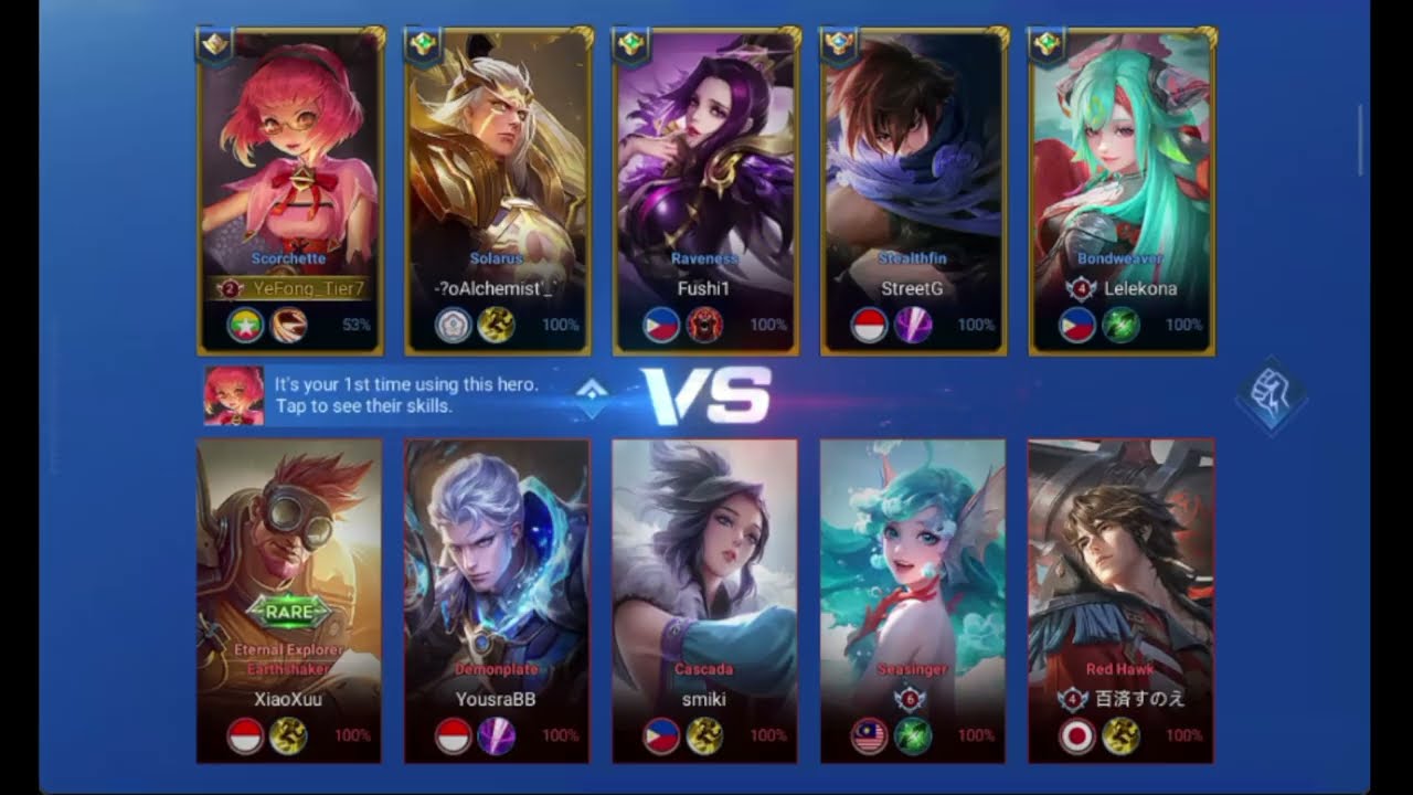 Try the best but defeated | Honor of Kings HOK Mid Lane Gameplay