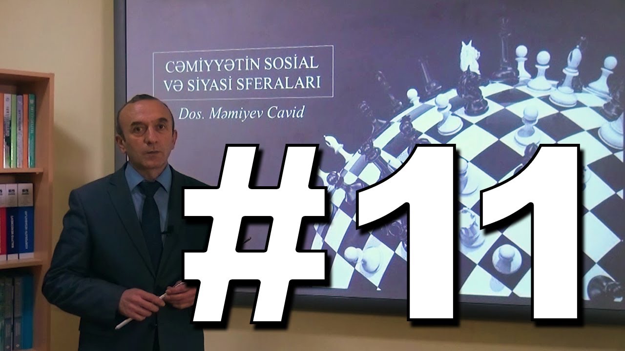 Fəlsəfə Videodərs 11 (Cəmiyyətin sosial və siyasi sferaları)