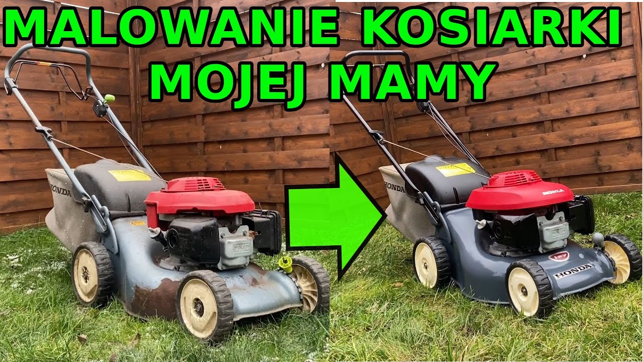 Renowacja Kosiarki Honda - malowanie, 