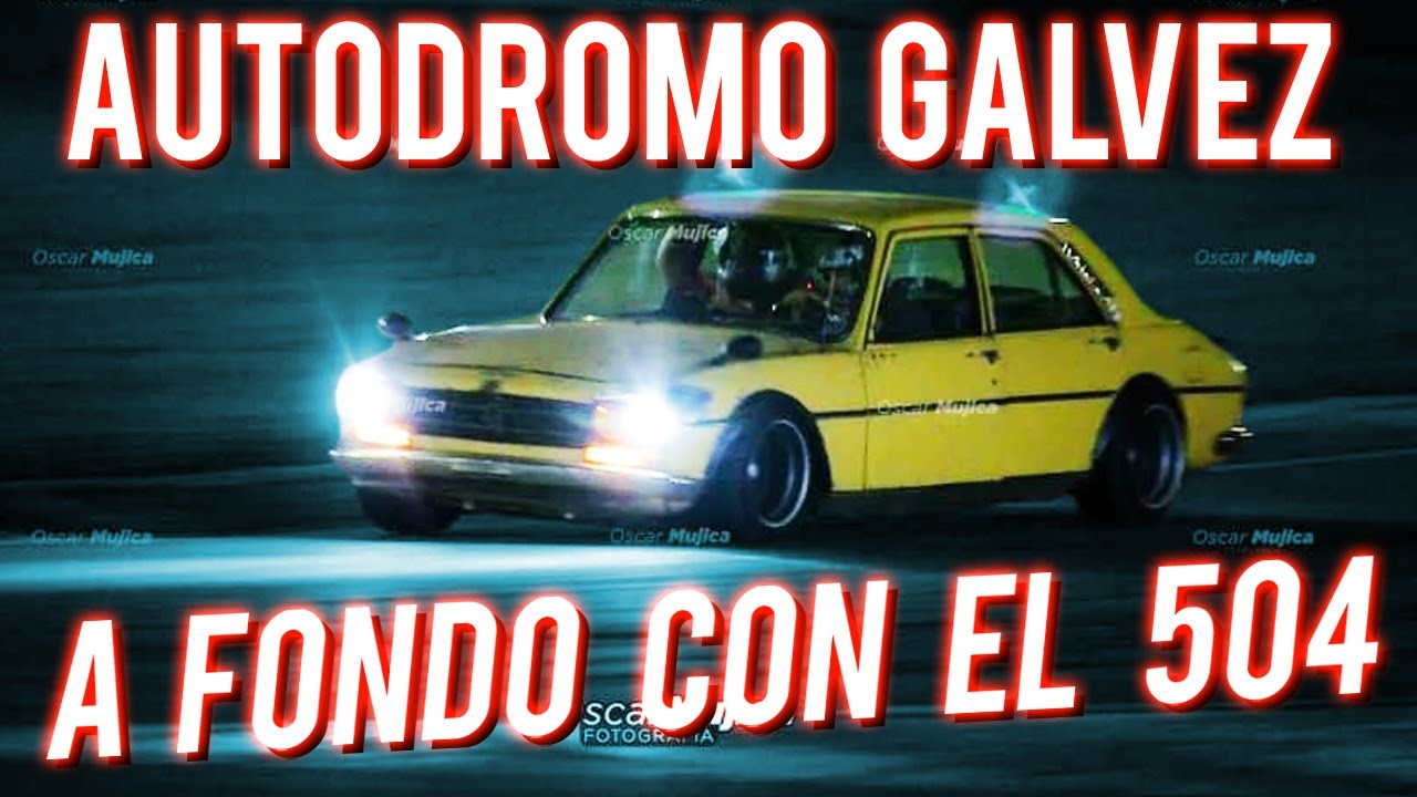 💥El Vieji Peugeot 504 a fondo en el Galvez💥