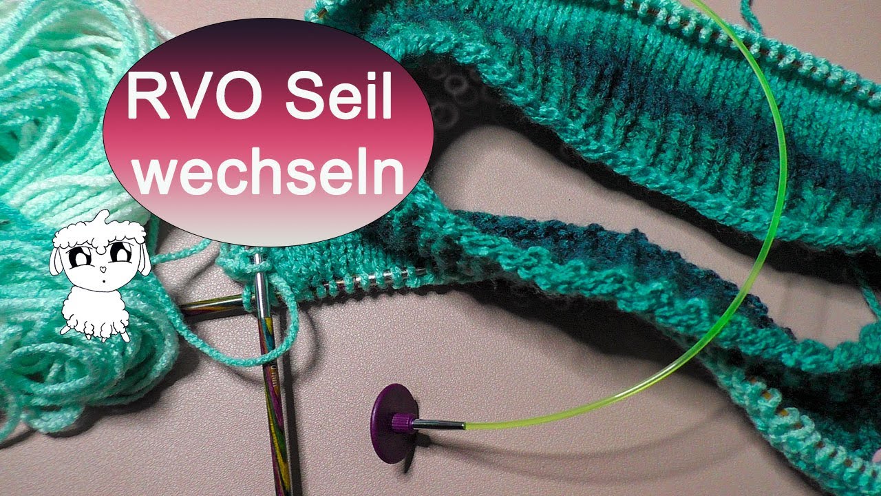 RVO Seilwechsel / Raglan Pullover stricken / Maschenschäfchen