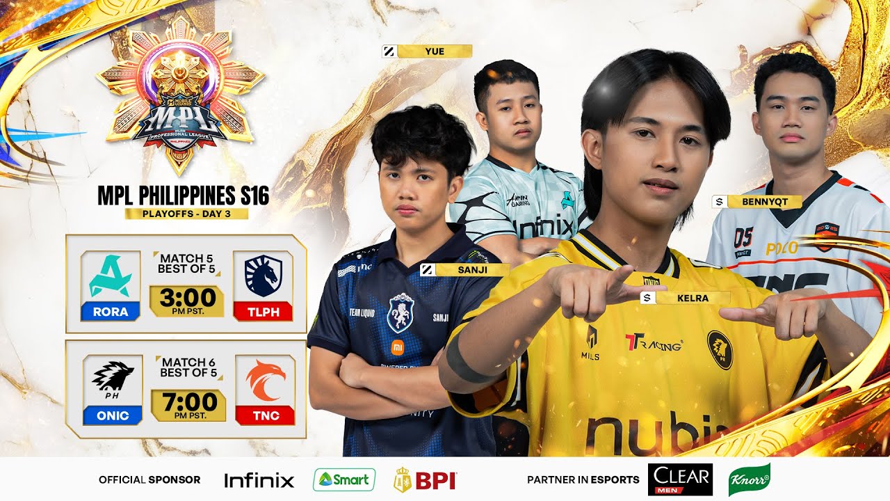 🔴 LIVE | MPL PH S16 | FILIPINO - PLAYOFFS DAY 3