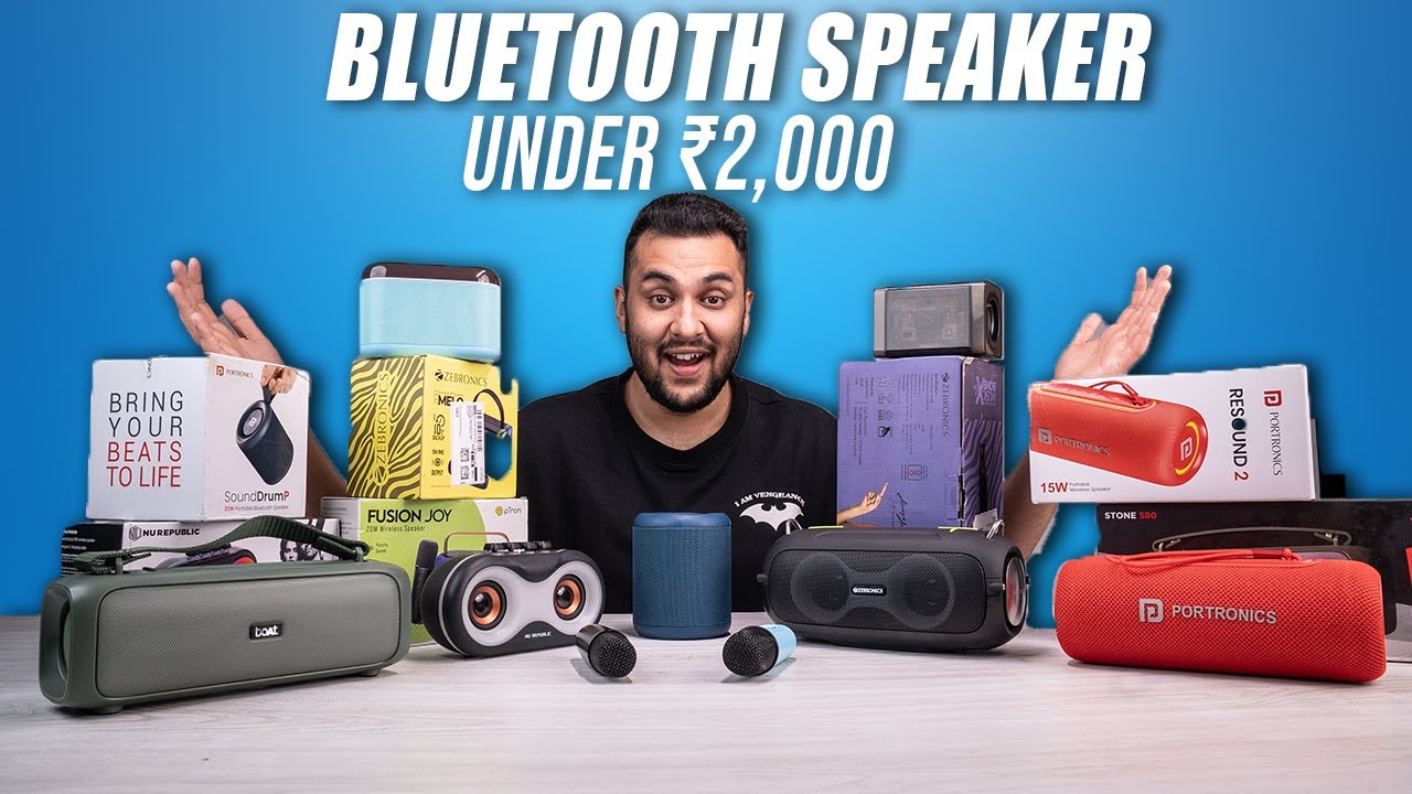 I Bought all the Best Bluetooth Speaker Under 2000 Rupees! | RANKING!