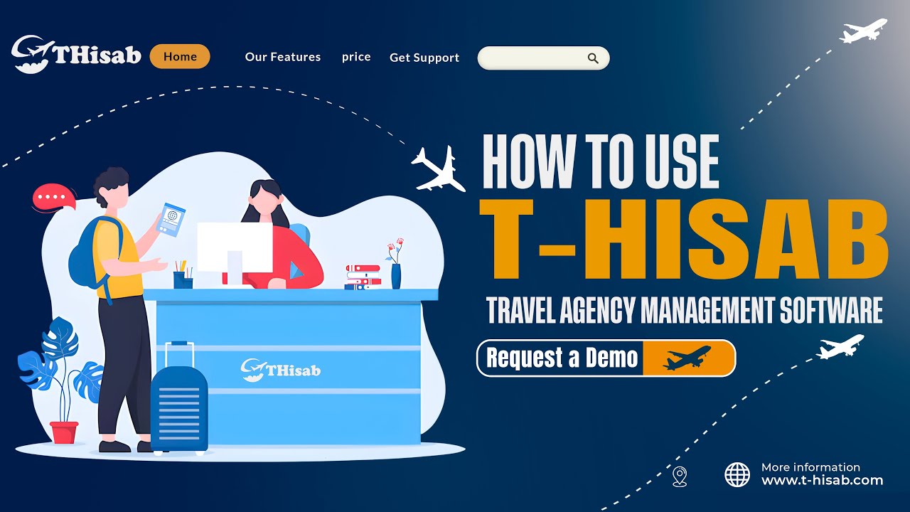 🚀 **Travel Air (T-Hisab) – Travel Agency Management Software Bangladesh**