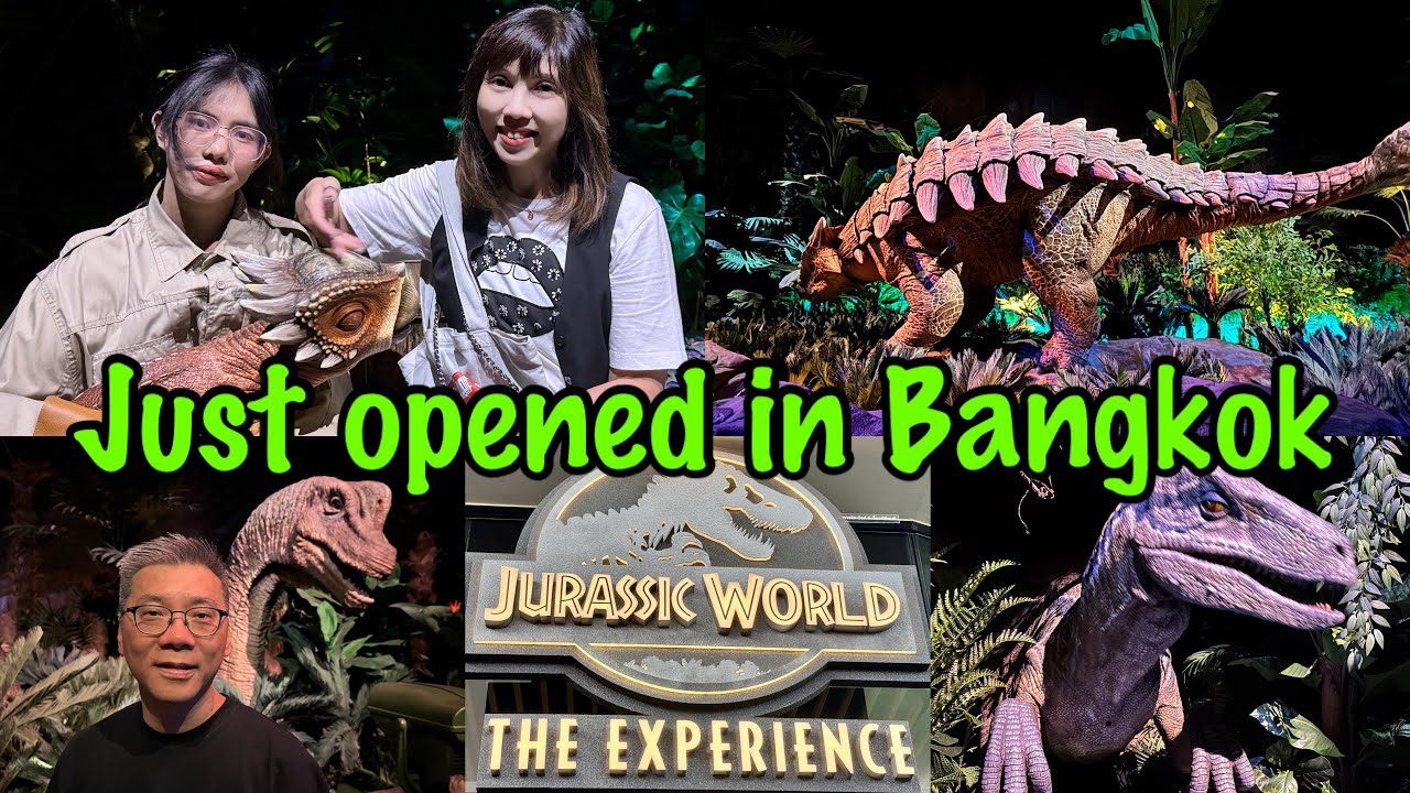 NEW 🦖🦕75 minutes immersive experience at Jurassic World Bangkok. Just opened in Aug ‘25, very cool.