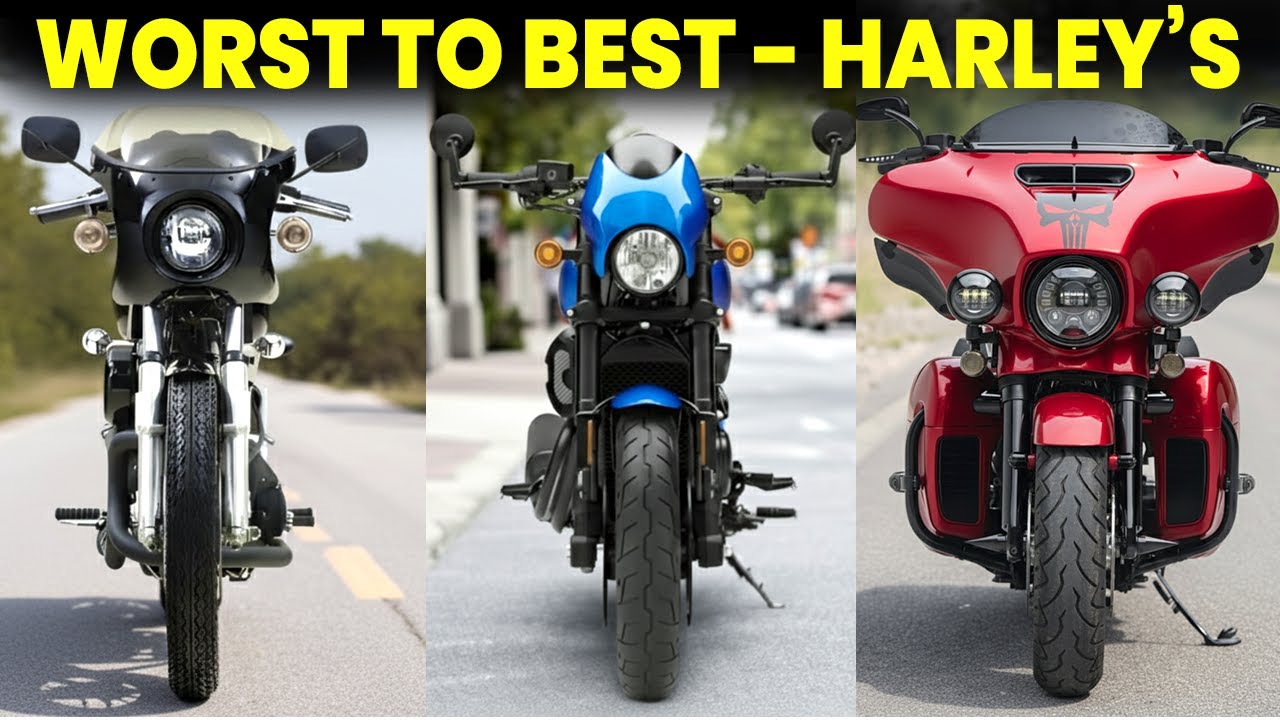 6 Worst And 8 BEST Harley Davidson Motorcycles Of All Time!