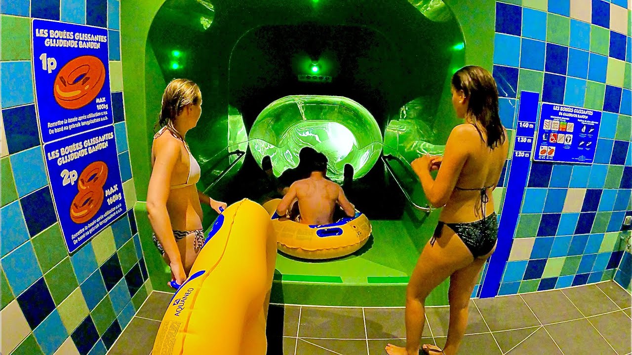 The Glijdende Banden Water Slide at Plopsaqua Hannut-Landen (Sliding Tires)
