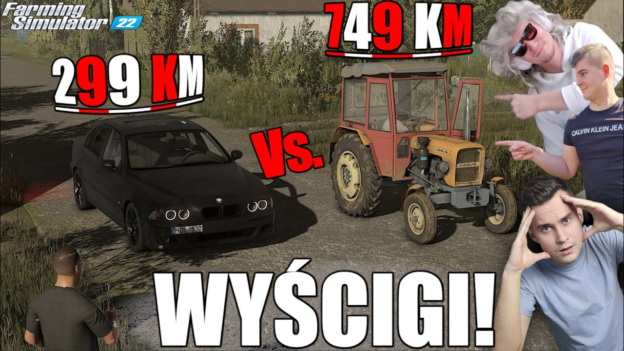 WYŚCIG! BMW vs URSUS Z TUNINGIEM! ZŁODZIEJ SIĘ ODNALAZŁ!A MICHAŁ JEST ŁYSY!😂w/ HeRoS Koliz *IOJ* #81