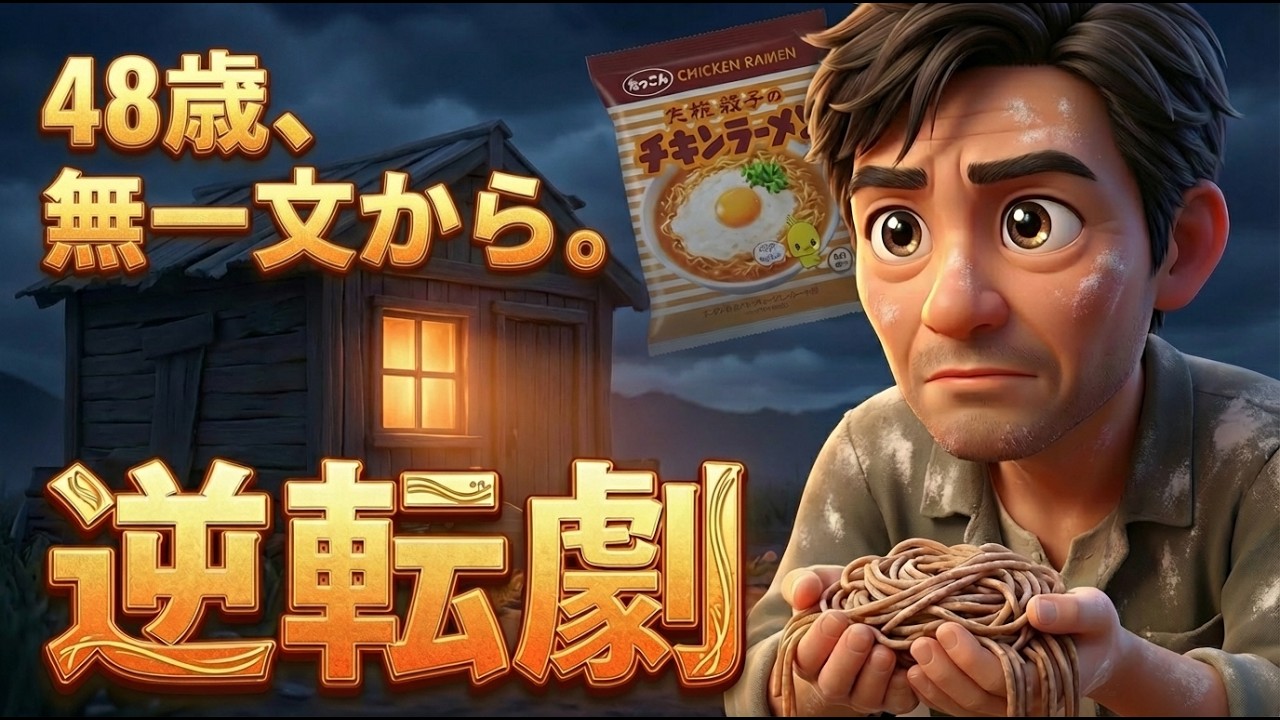 【48歳で無一文】世界を変えた「魔法のラーメン」誕生までの狂気と執念｜チキンラーメン開発秘話
