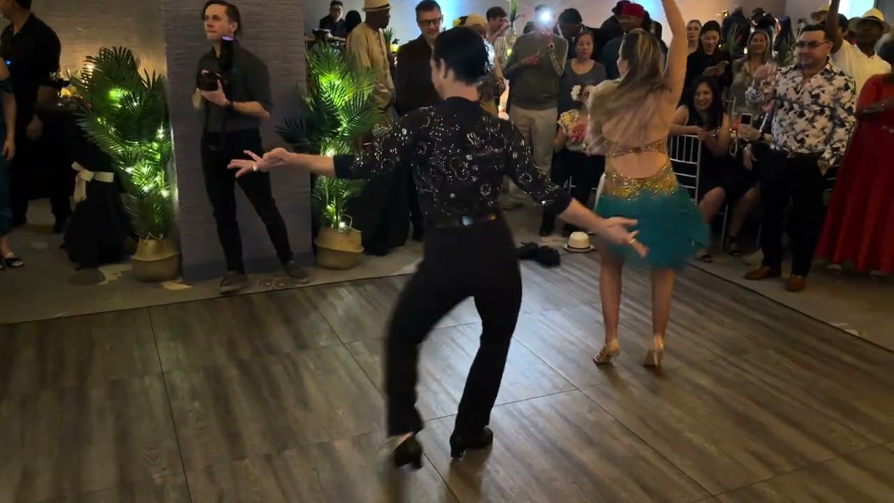 Salsa show with Valerie Levine and Ernesto Alonso Palma, VALERINA Dance Entertainment NYC