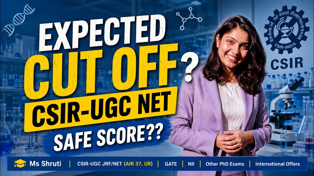 CSIR-UGC NET Expected Cut Off 2026 | Safe Score?? | Category-Wise Cutoff Analysis