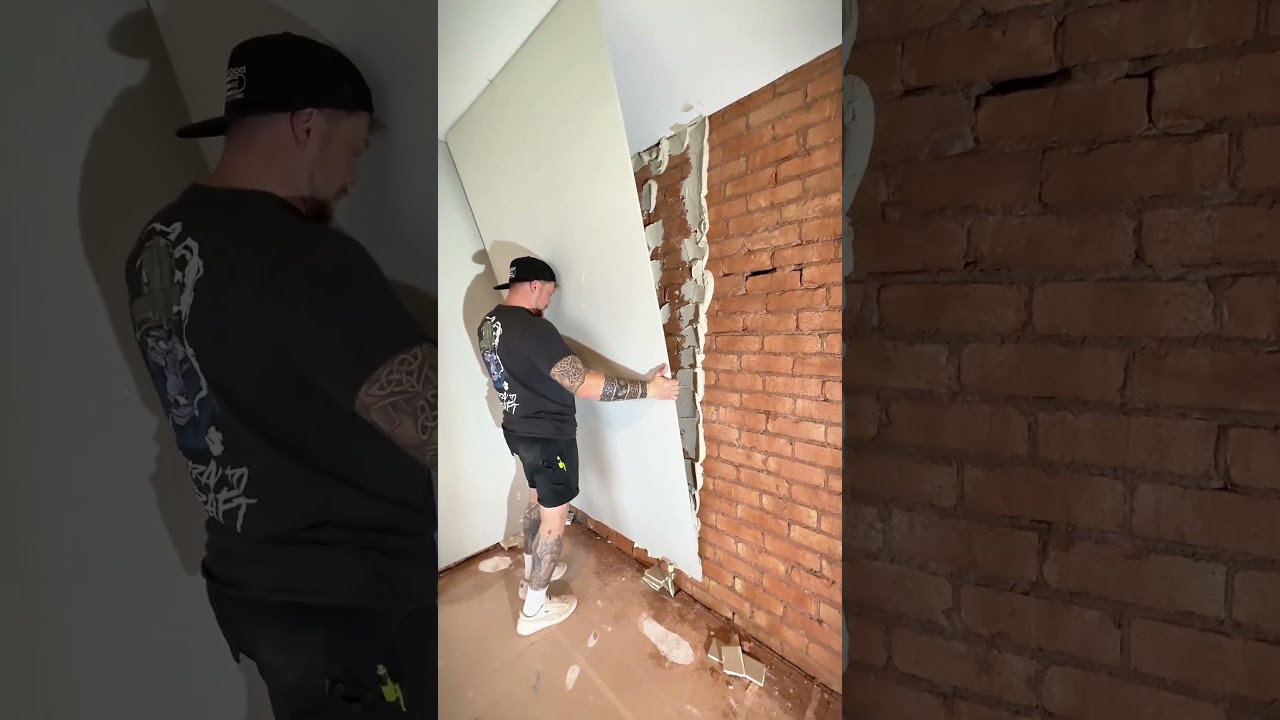 Dot & Dab my way #diy #plastering #drywalling #boarding #trendingonshorts