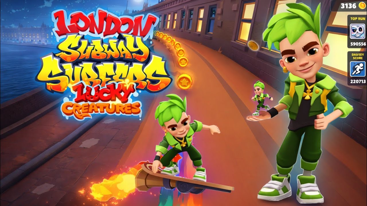 Subway surfers London Lucky Creatures - After New Update With - Lucky Ireland Surfer 