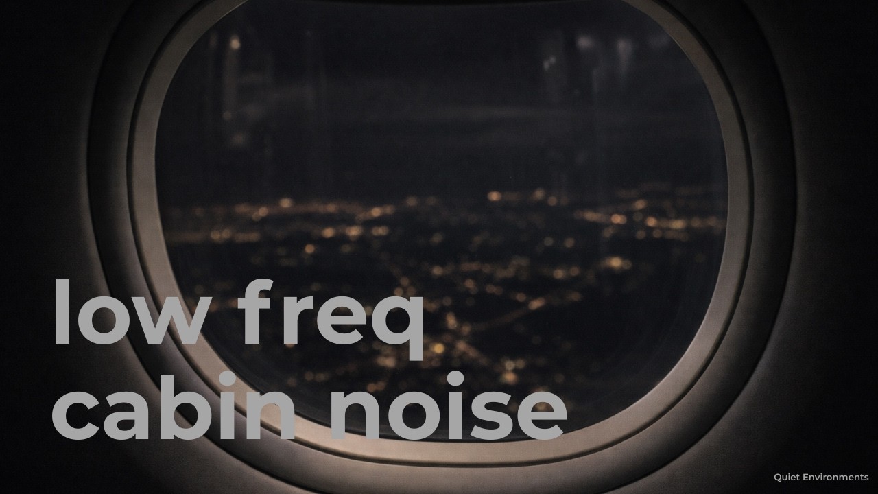 Low-frequency airplane cabin noise for blocking distractions (2 hours)