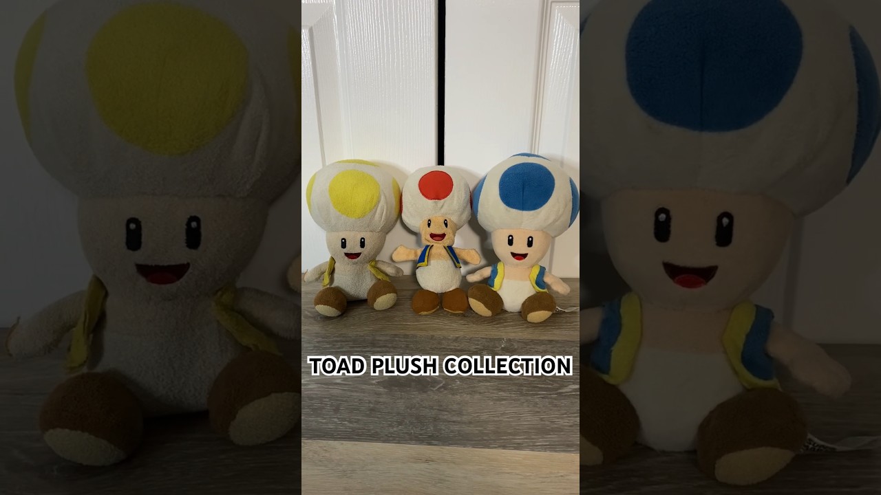 Toad Plush Collection 🍄