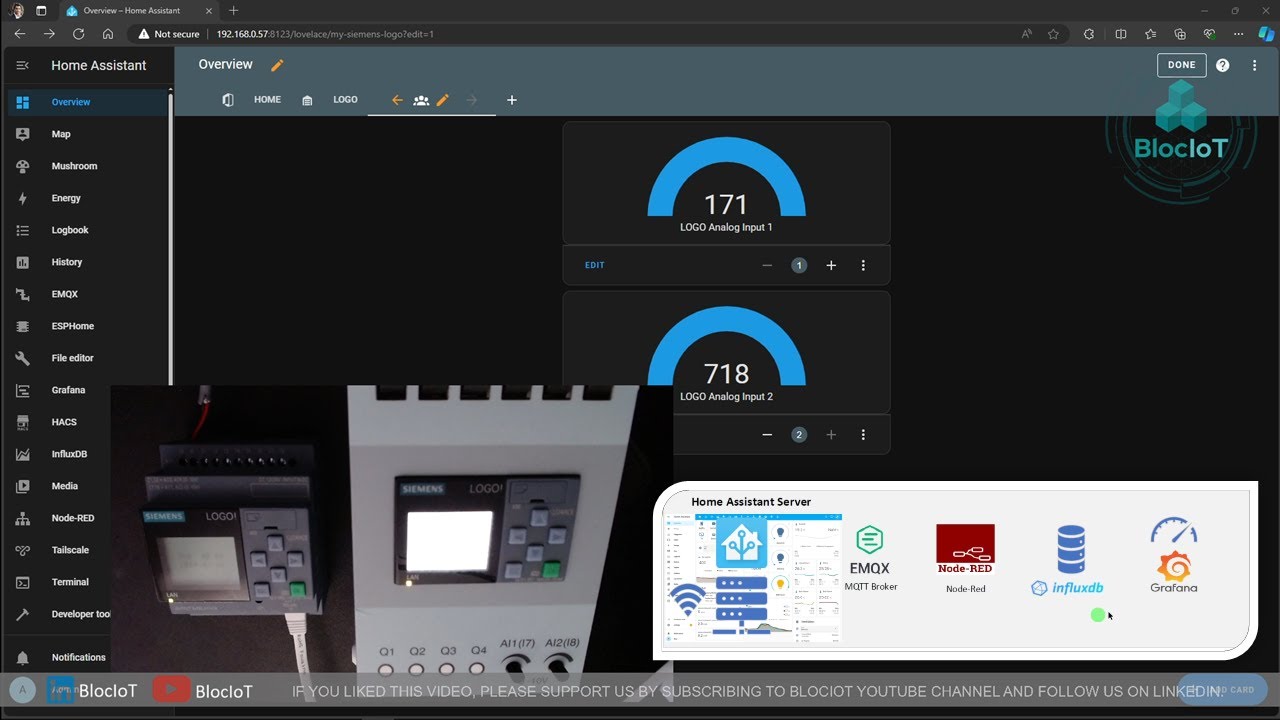40- Как подключить Siemens LOGO к Home Assistant в качестве датчика MQTT?