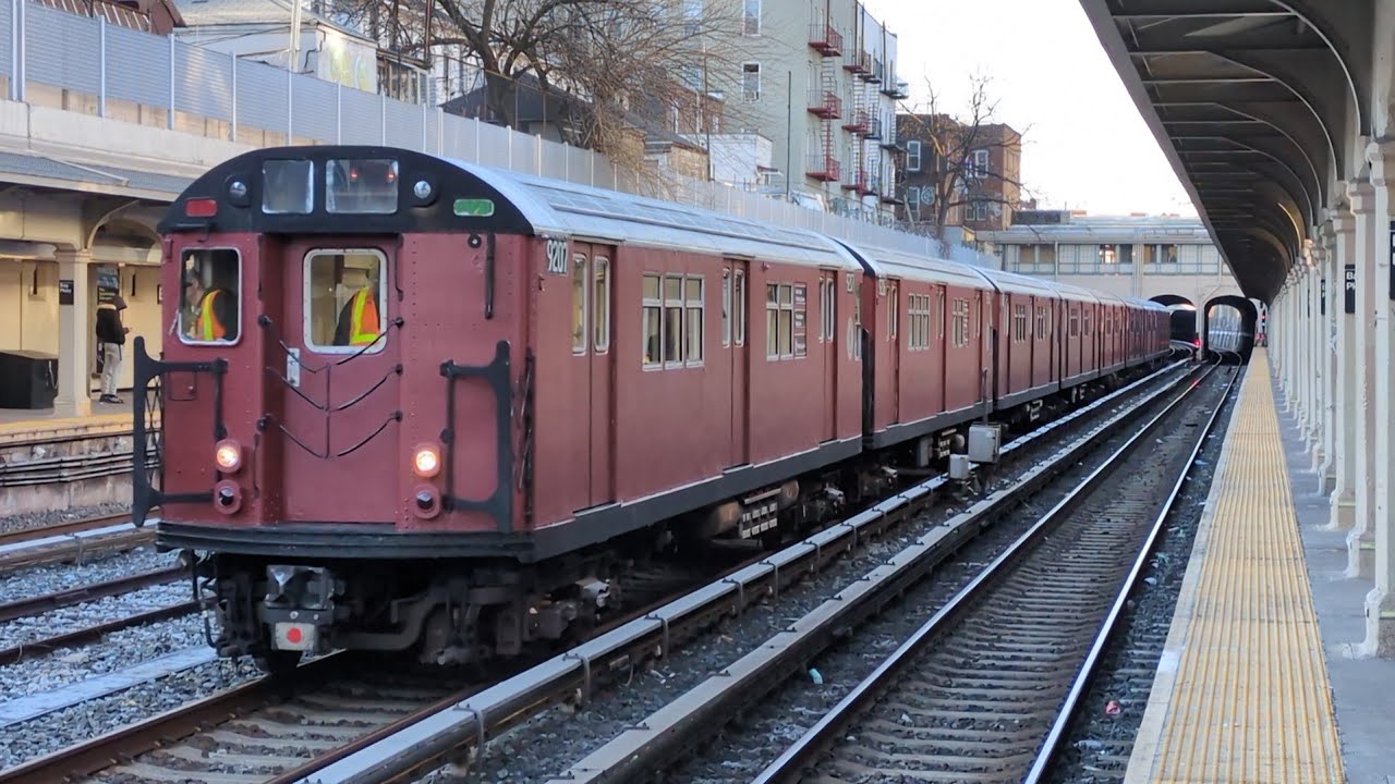 NYC Subway: Vintage R33/R36 Redbirds Preparing for the Upcoming Mets Home Opener Run