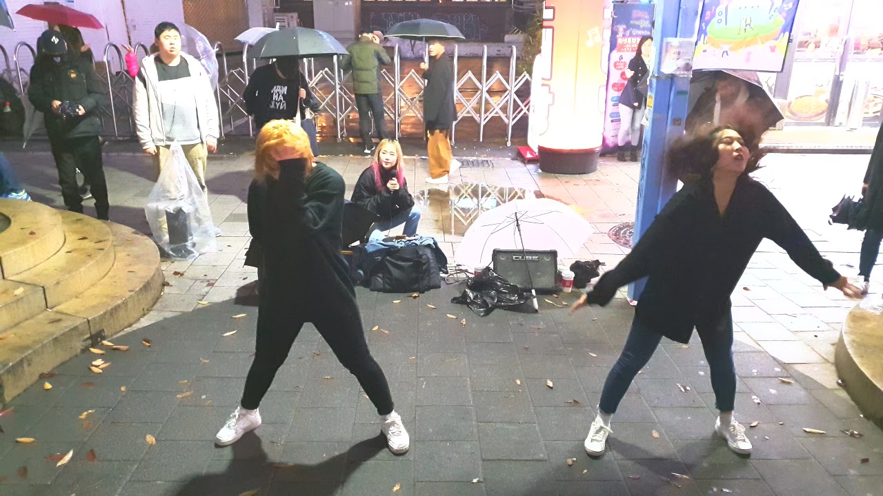 20191124. DIEM. SEVENTEEN 'HIT' COVER. CRAZY FOR BUSKING. LOVING ADORABLE GIRLS' PASSION.