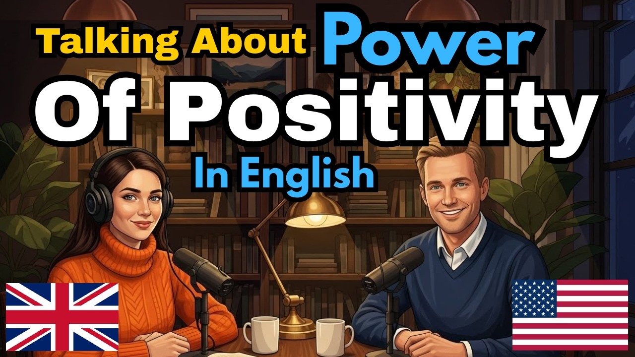 How to talk about the power of positivity in English | English conversation practice