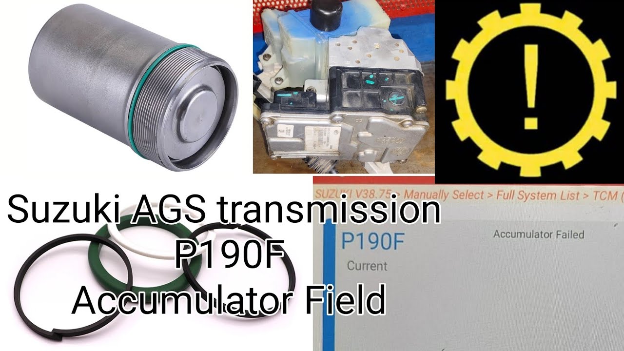 Suzuki AGS transmission P190F Accumulator Field accumulator Repairing 
