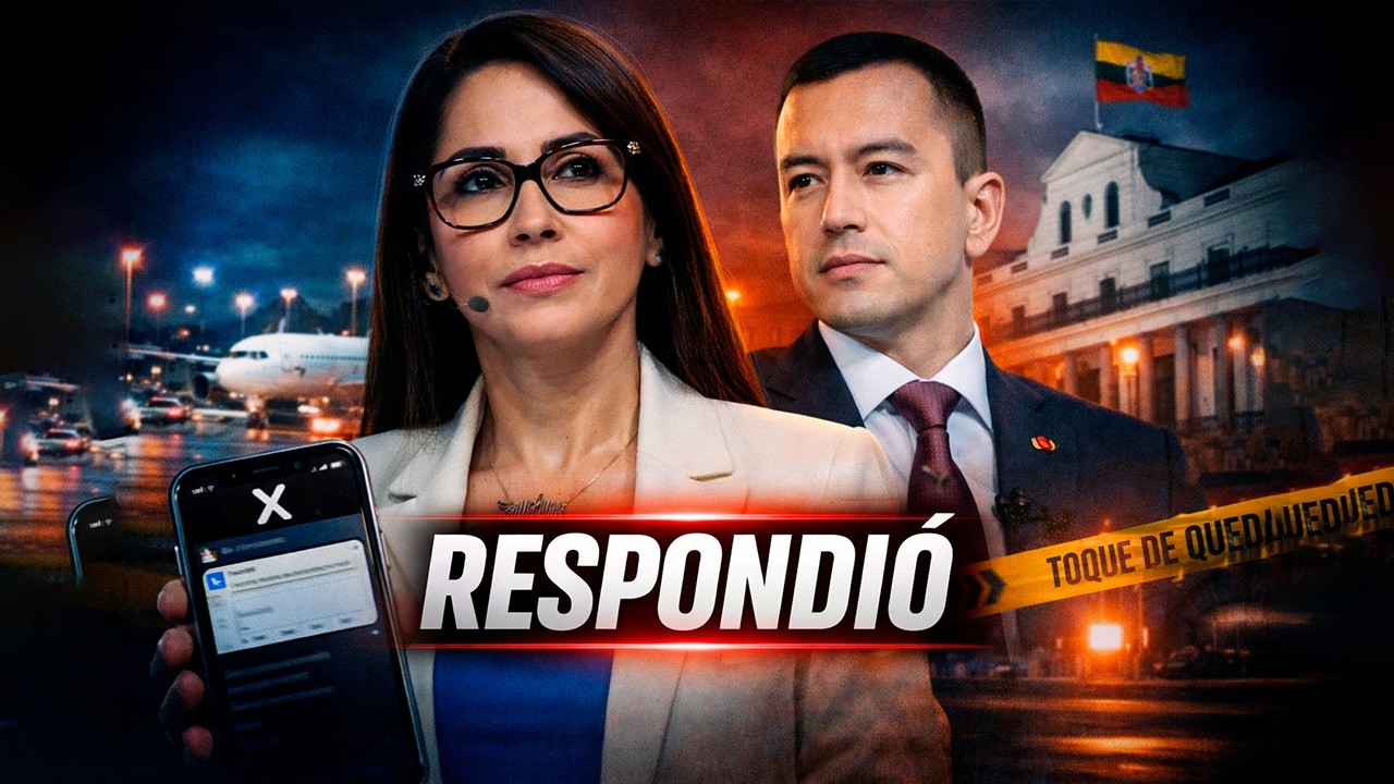 Luisa González responde a Noboa tras cruce por toque de queda