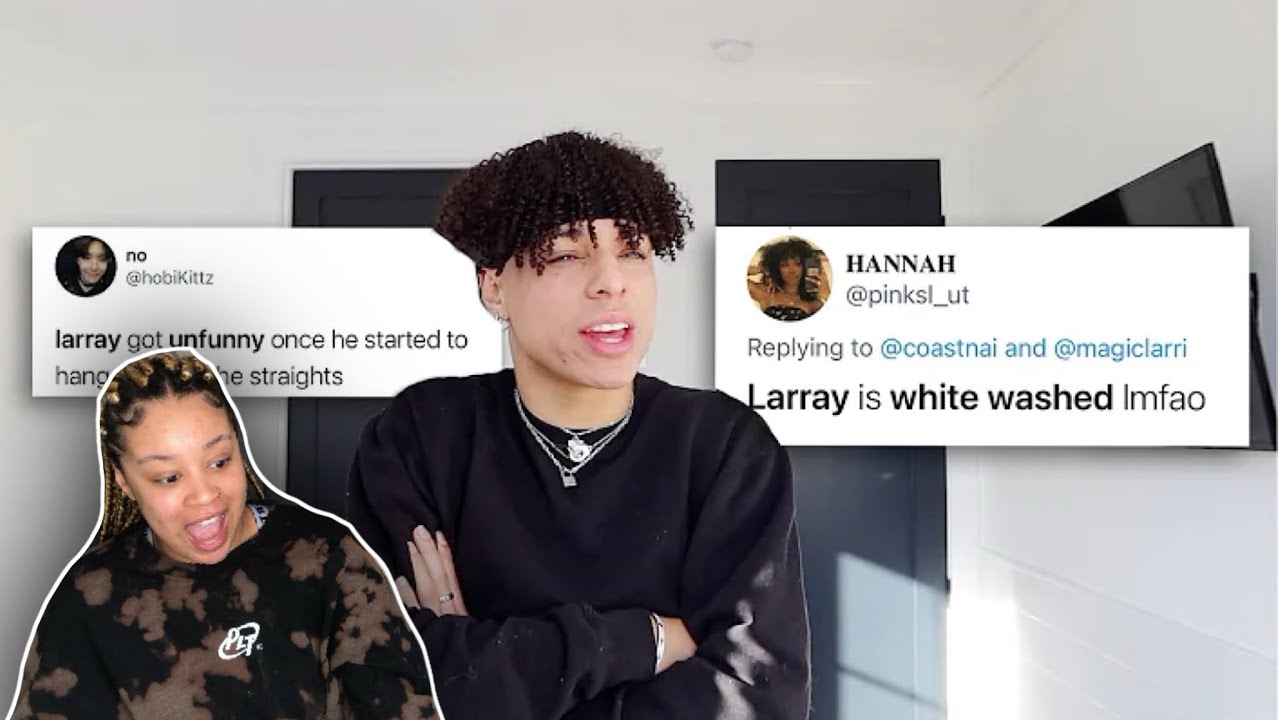 Larray RESPONDING TO HATE COMMENTS | Reaction