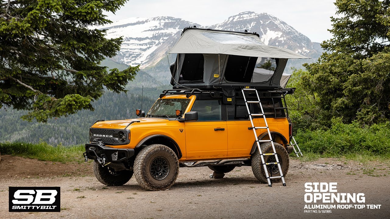 SmittyBilt | Side Opening Aluminum Roof Top Tent | B2985