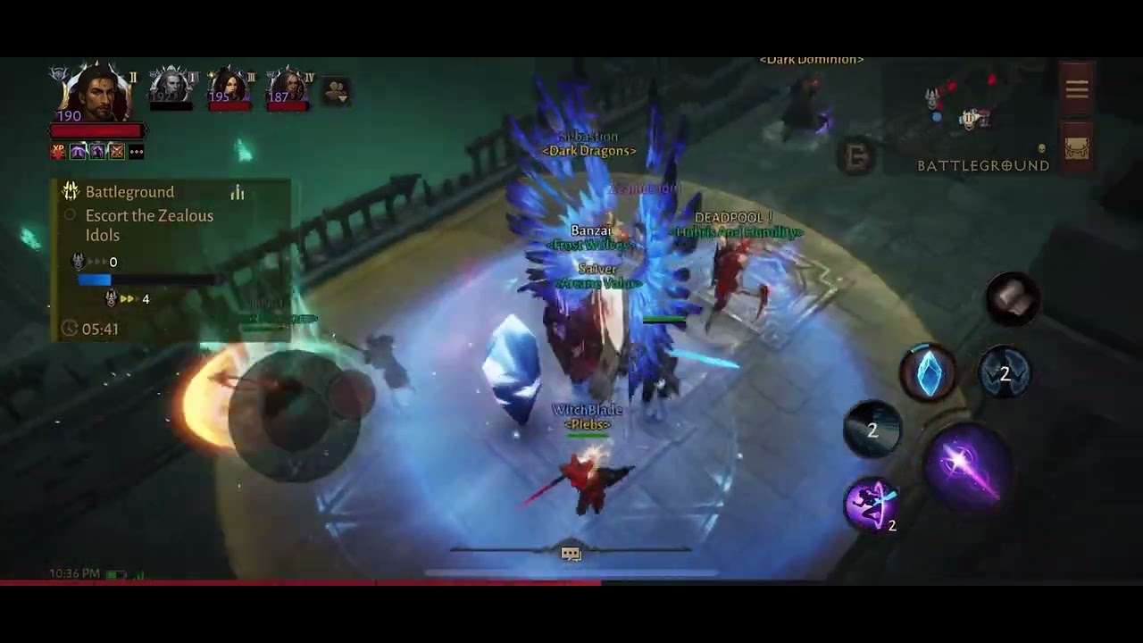 Diablo Immortal - Wizard PVP Vithu 4 Set,  Grace 2 Set + new skills update