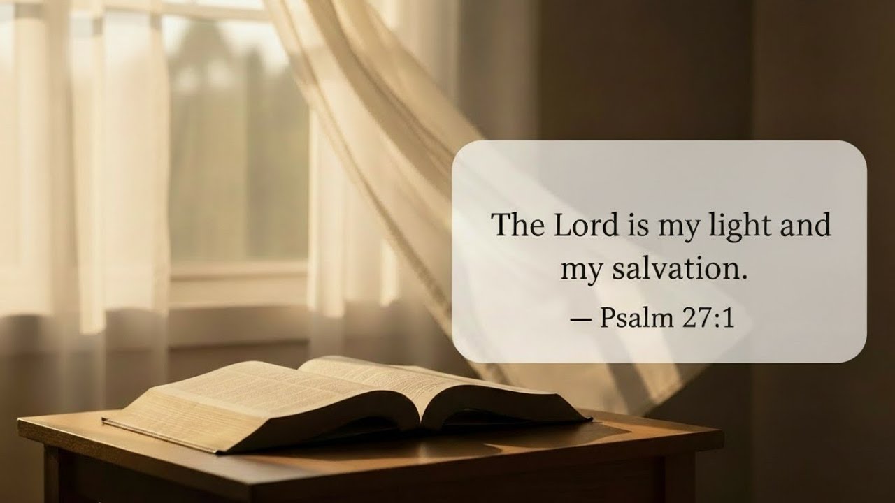 Catholic Morning Prayer | “The Lord is my light and my salvation.”—Psalm 27:1 | For Morning Devotion
