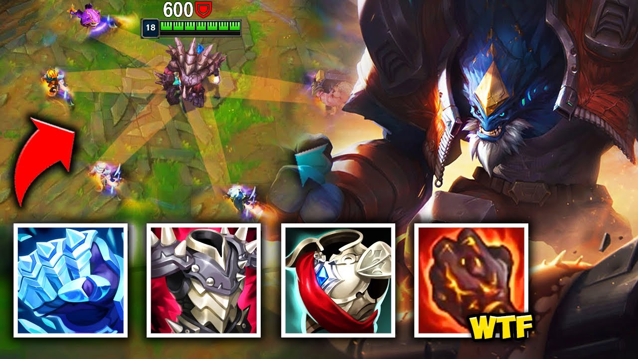 MAX ARMOR MALPHITE TAKES ZERO DAMAGE! BECOME A LITERAL RAID BOSS - League of Legends