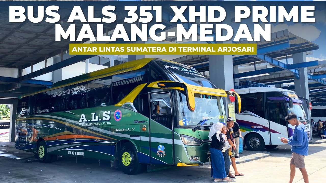 Crew Sigap mengkondisikan penumpang || Bus ALS 351 Malang - Medan berangkat dari Arjosari