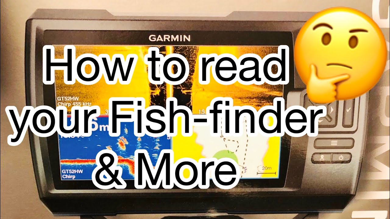 How to read the fish finder Garmin striker 7كيف تقرأ جهاز كاشف الأسماك جارمن