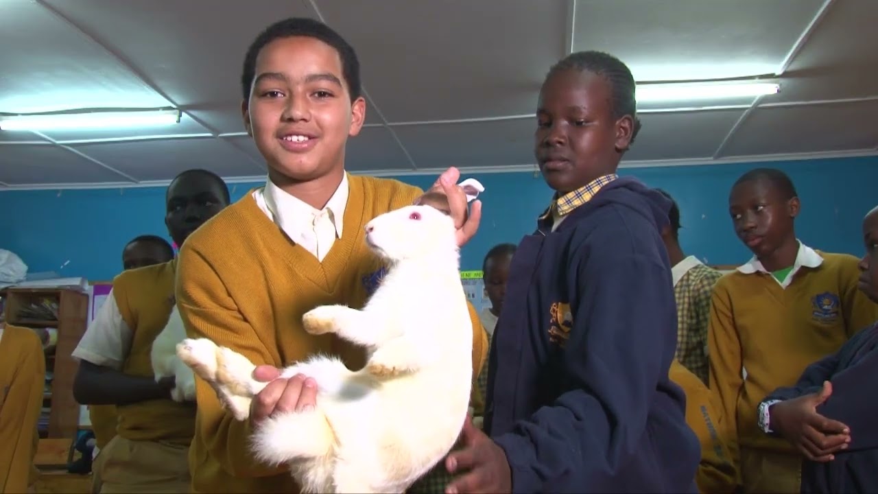C.B.C. AGRICULTURE PROJECT AT SUN AND SHIELD SCHOOL.