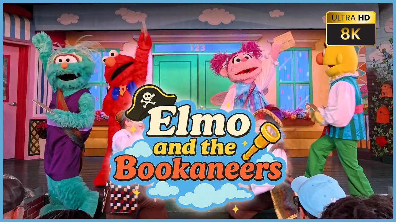 Elmo & The Bookaneers FULL Show in 8K 🎥 | Busch Gardens Tampa Bay | Sesame Street Live!