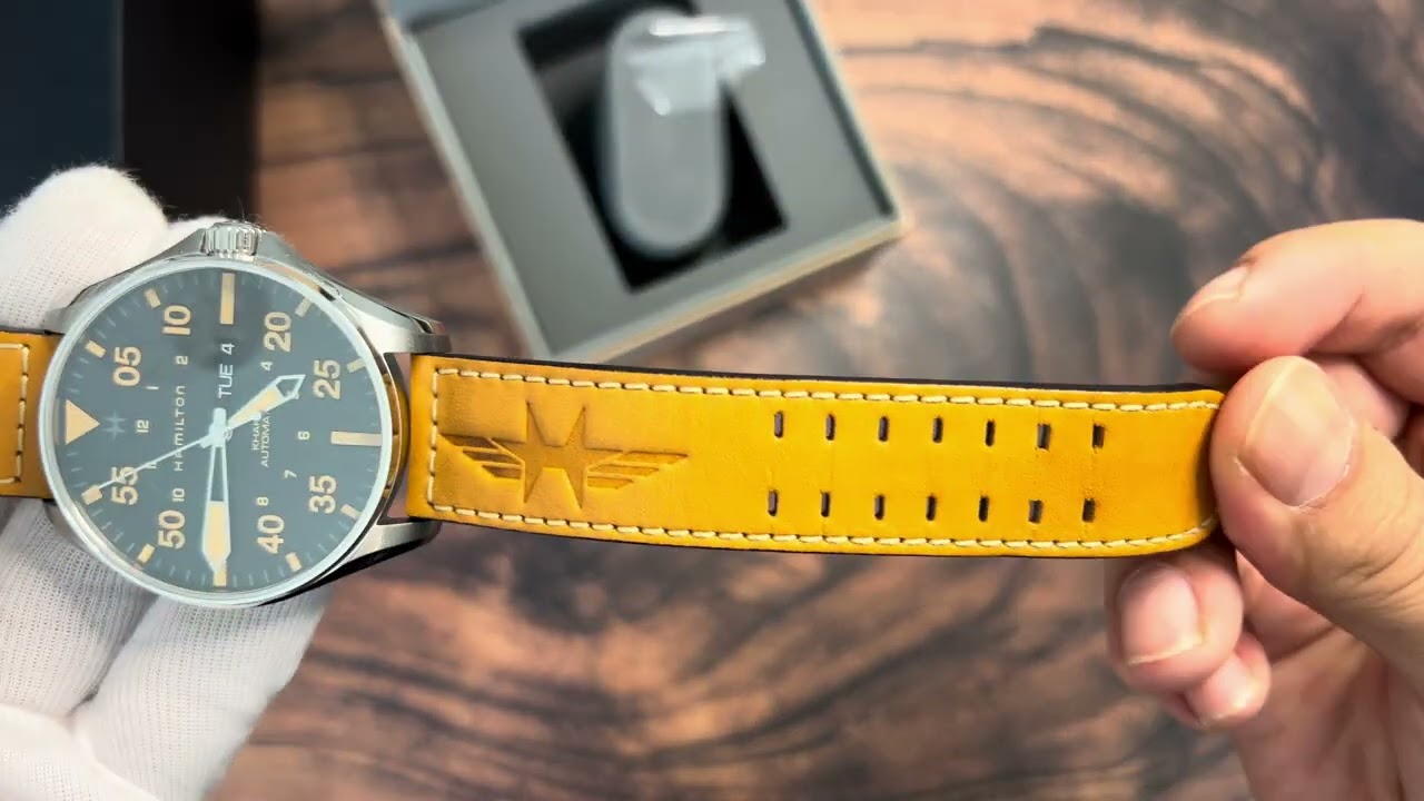 Designed for the Skies - Hamilton Khaki Aviation Pilot Day Date H64725531