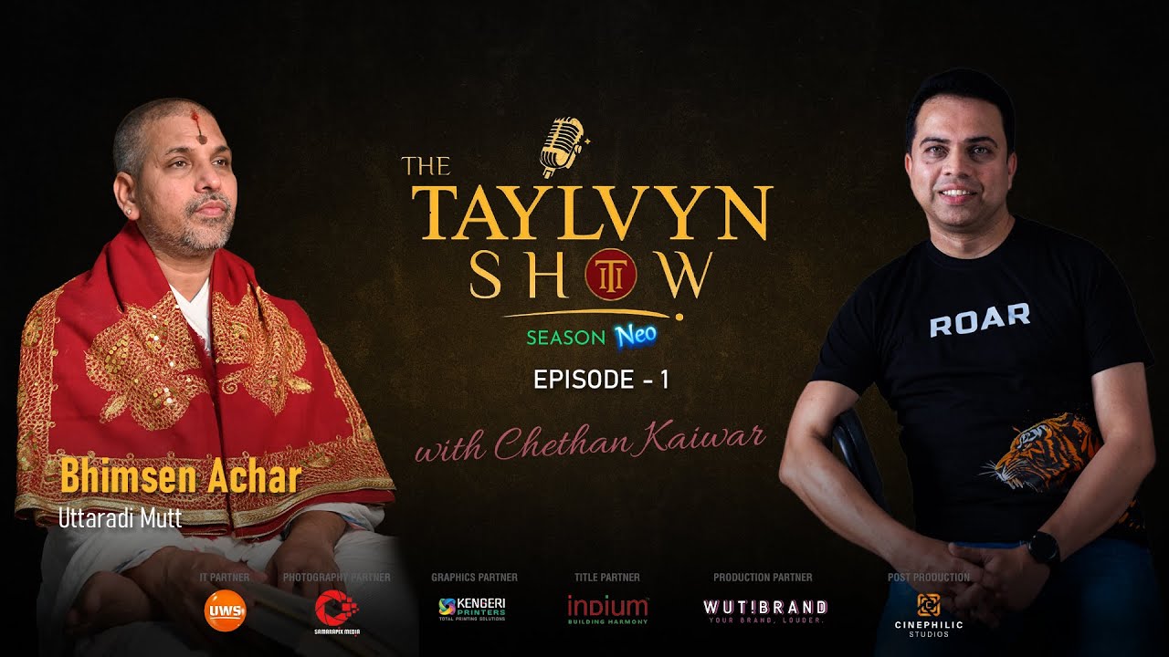 🎙️ The Taylvyn Show with Shri Bhimsen Achar | The Legacy of Uttaradi Mutt with Chethan Kaiwar